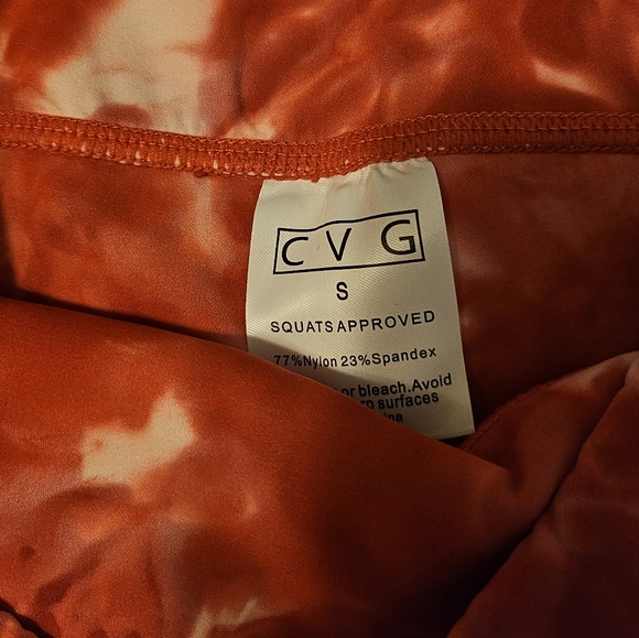 Constantly Varied Gear Red Dye Hard Full Length Leggings, Small - Picture 2 of 3